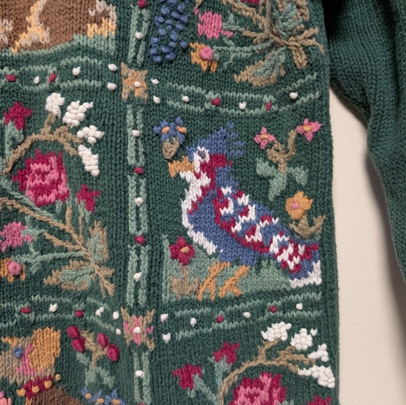 Signature by Northern Isles Hand Knit Sweater | Small | 3/4 Sleeve - Picture 2 of 13